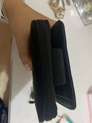 Siyah püsküllü cüzdan - Görsel 6