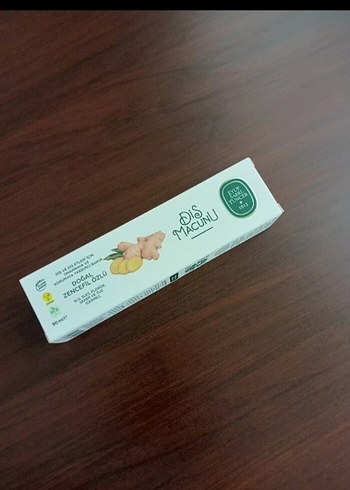 Doğal Zencefil Özlü diş macunu