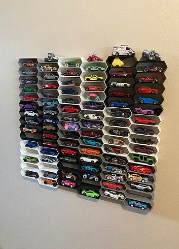 HotWheels 10 Araç Kapasiteli Duvar Standı