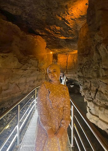 Mor Uzun Kol Uzun Elbise - Görsel 11