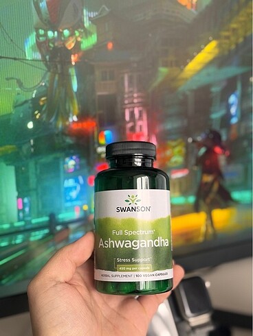 Swanson ASHWAGANDHA 100 Kapsül