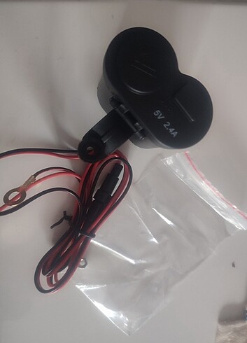 Motorsiklet USB Şarj Çakmaklık - Görsel 2
