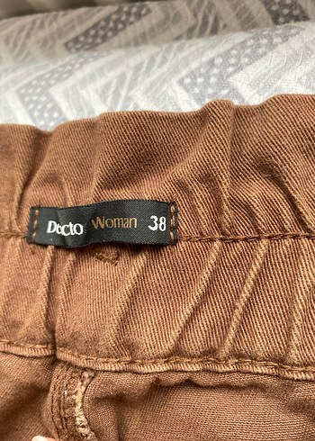 Kahverengi pantolon kadın - Görsel 4