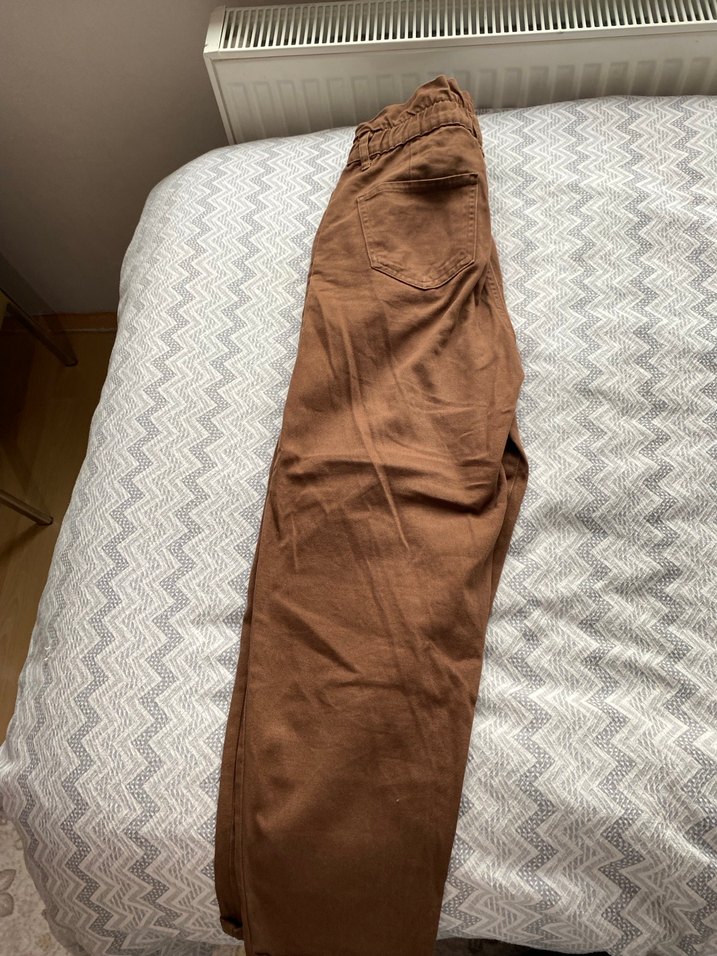 Kahverengi pantolon kadın - Görsel 2