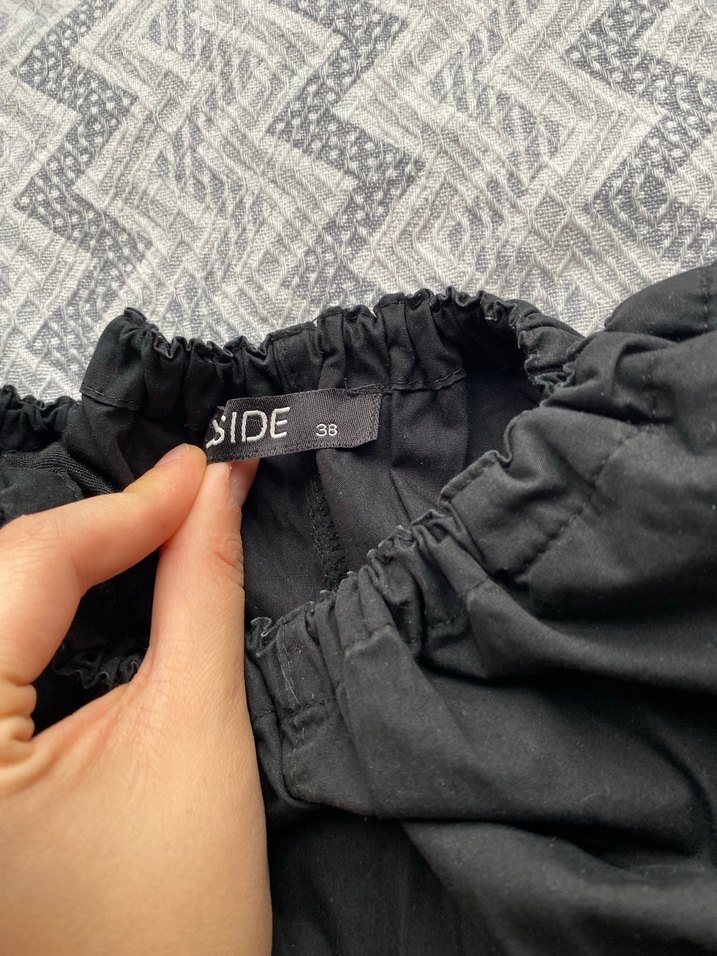 paraşüt pantolon ayarlanabilir kumaşı keten - Görsel 2