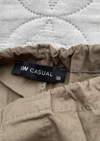 haki paraşüt pantolon - Görsel 2