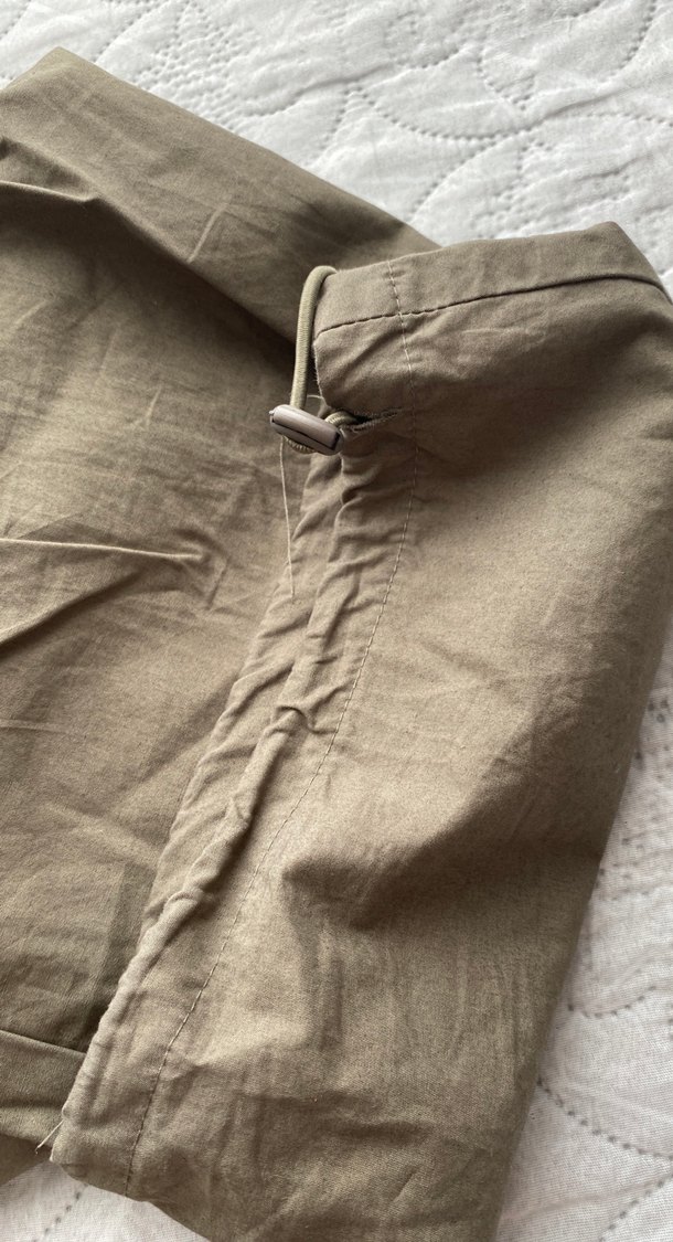 haki paraşüt pantolon - Görsel 4