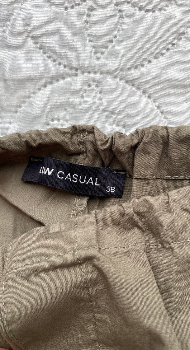 haki paraşüt pantolon - Görsel 2