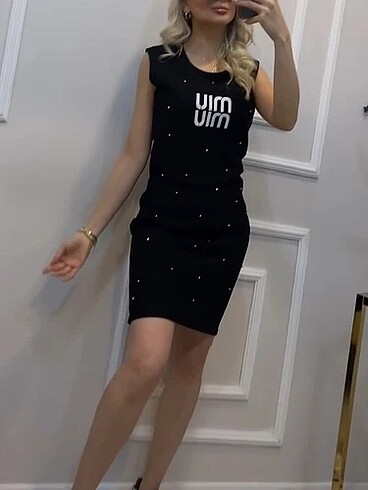 s Beden Miu miu yazlık elbise
