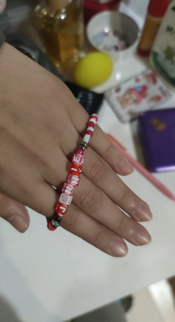 Jennie Siyah-Pembe bileklik - Görsel 2