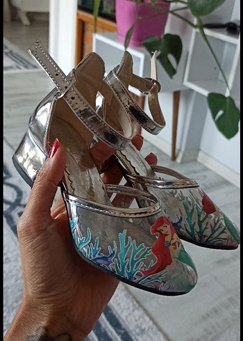 deniz kızı kız çocuk topuklu ayakkabı - Görsel 2