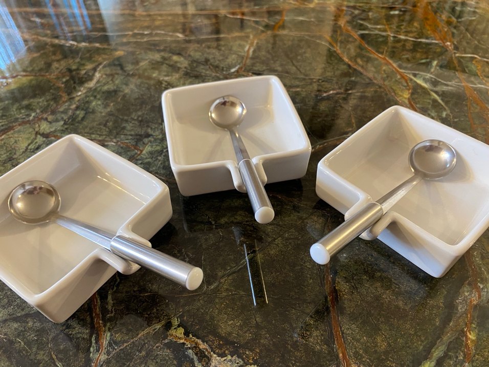 Beyaz Seramik 3lü Reçel Takımı - Görsel 2