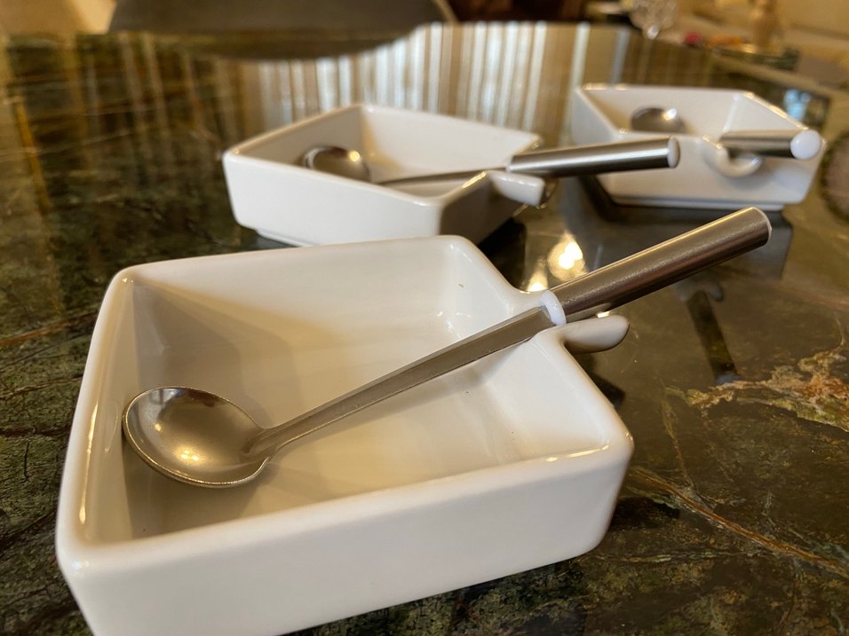 Beyaz Seramik 3lü Reçel Takımı - Görsel 3