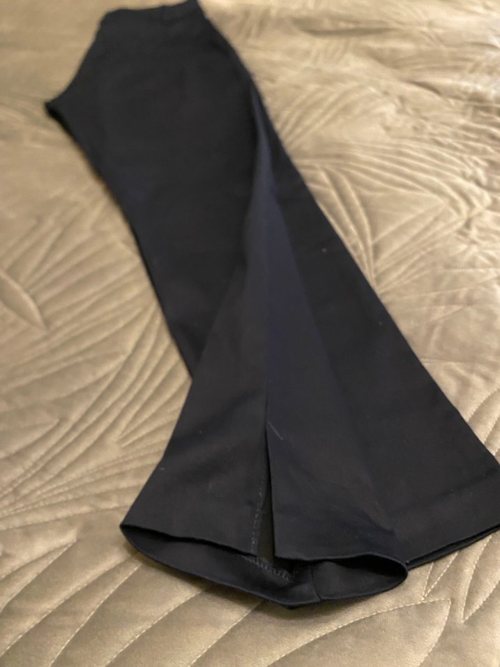 H&M Lacivert Kadın Kumaş Pantolon - Görsel 2