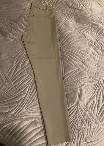 H&M Açık Yeşil Kadın Kumaş Pantolon - Görsel 4