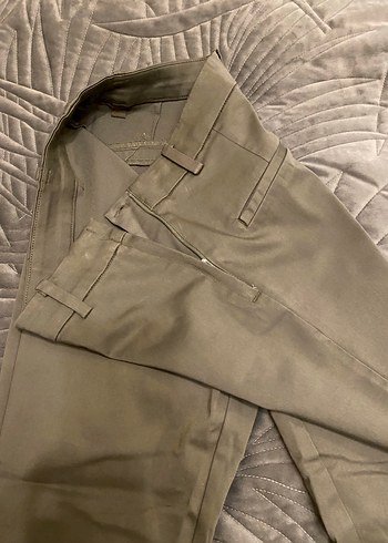 H&M Açık Yeşil Kadın Kumaş Pantolon - Görsel 5