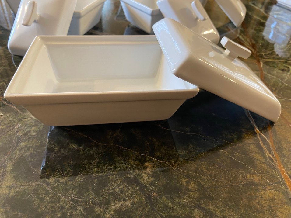 Beyaz Kapaklı Seramik Saklama Kabı - Görsel 2