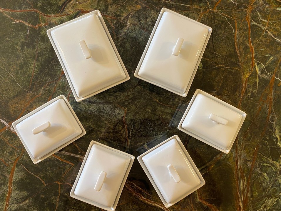 Beyaz Kapaklı Seramik Saklama Kabı - Görsel 4