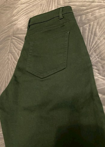 H&M Kadın Yeşil Pantolon - Görsel 3