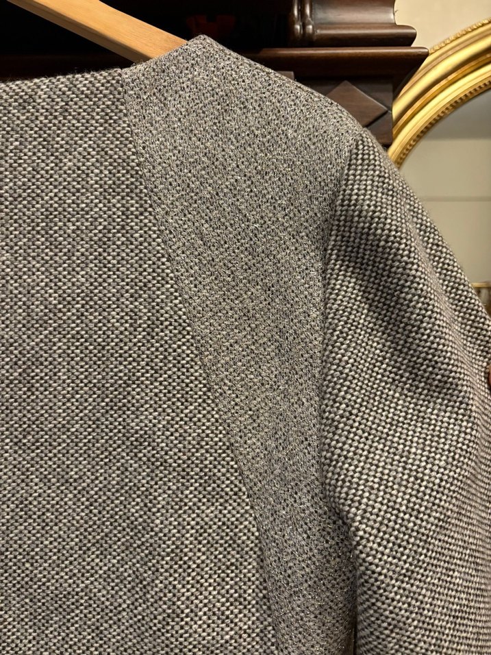 Yargıcı Taş Rengi Simli Elbise - Görsel 3