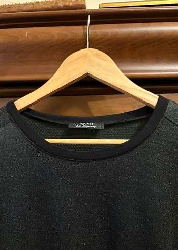 Aslı Siyah Simli Elbise - Görsel 3