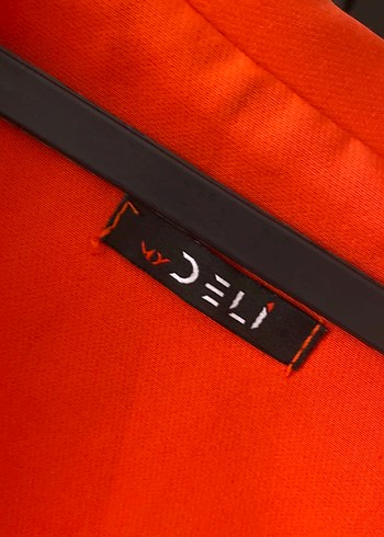 Diğer Uzun Kollu Kırmızı Kadın Blazer Ceket