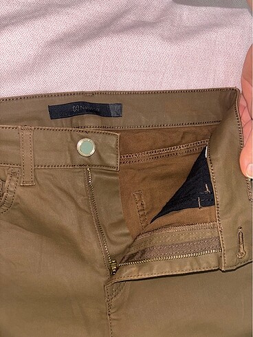 s Beden kahverengi Renk Network Skinny Pantolon