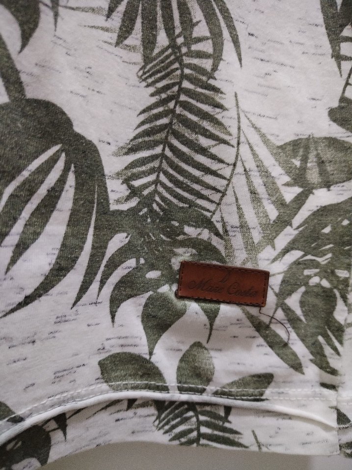 Erkek Yeşil Baskılı Kısa Kollu Tişört - Görsel 5