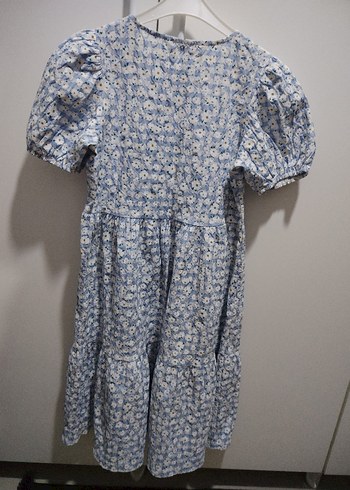 Düğmeli Bohem Kız Elbisesi - Görsel 4