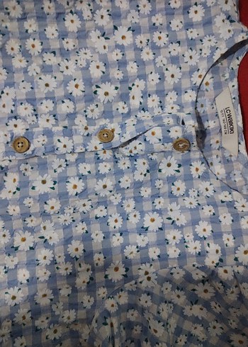 Düğmeli Bohem Kız Elbisesi - Görsel 9