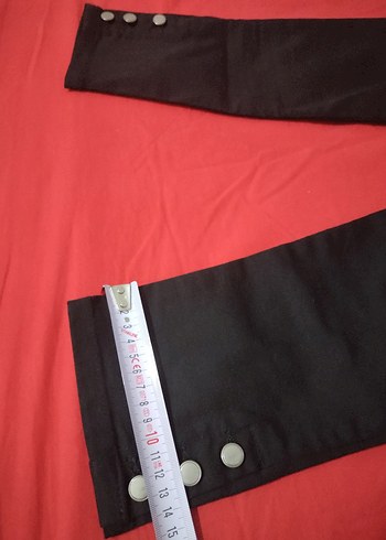 Düğmeli Siyah Kadın Skinny Kot Pantolon - Görsel 8