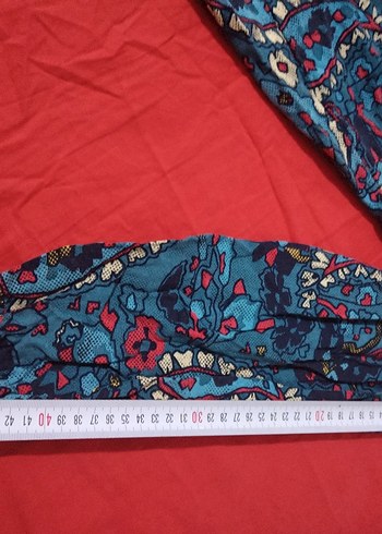 Uzun Kollu Çok Renkli Bohem Elbise - Görsel 7