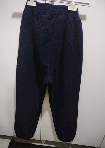 Lacivert polar Rahat Kesim Eşofman Altı - Görsel 3