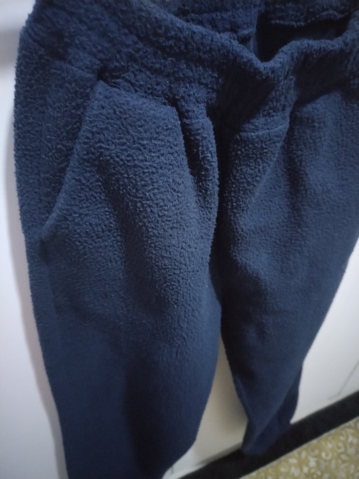 Lacivert polar Rahat Kesim Eşofman Altı - Görsel 2