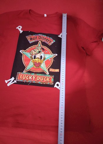 Kız Çocuk Kırmızı Rock Punk Tişört - Görsel 5