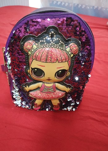 Pullu LOL Bebek Desenli Pembe Sırt Çantası - Görsel 4