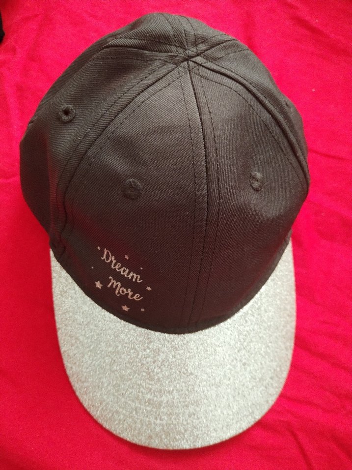 Sokak Stili Parlak Gri Kadın Şapka - Görsel 2