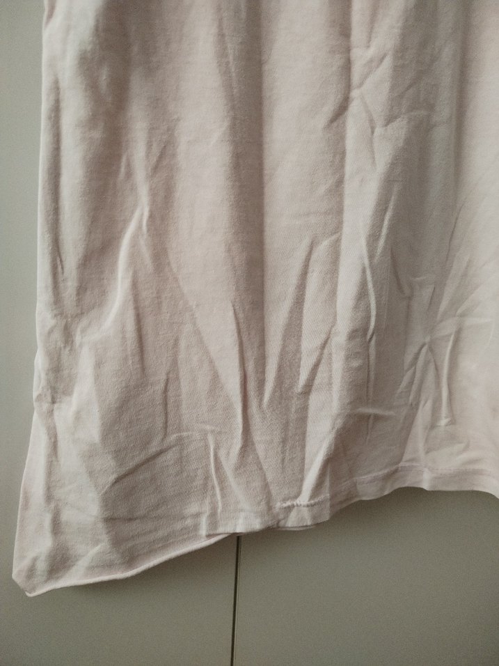 Kız Çocuk Pembe Baskılı Kısa Kollu Tişört - Görsel 4