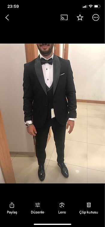 46 Beden Damatlık smokin