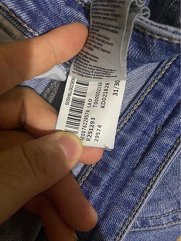 31 Beden mavi Renk Mavi Jeans