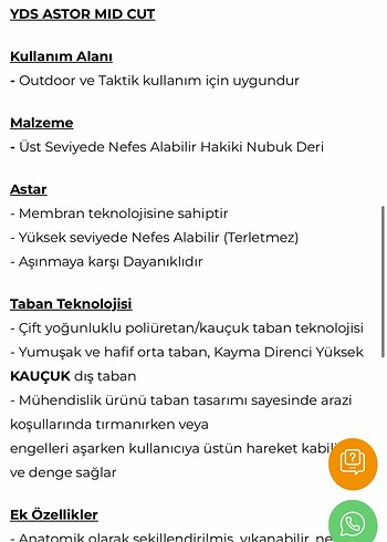 YDS Goratex Deri Bot - Görsel 7