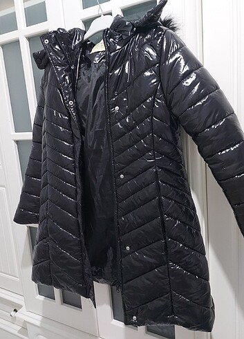 Diğer FULLA MODA Parlak Şişme Mont