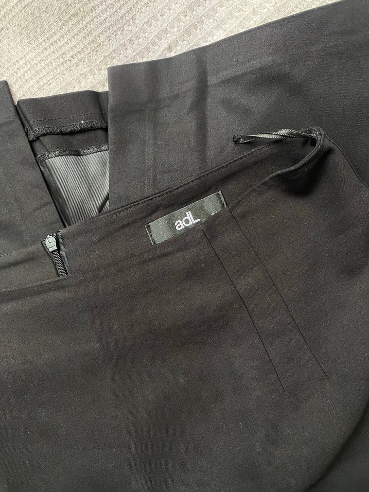 Siyah Midi Kalem Etek Kemerli - Görsel 3