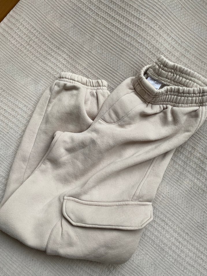 Bej Rahat Kesim çocuk Eşofman Altı - Görsel 2