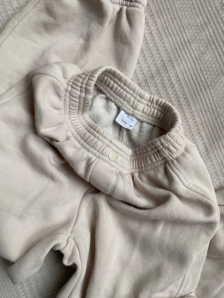 Bej Rahat Kesim çocuk Eşofman Altı - Görsel 3