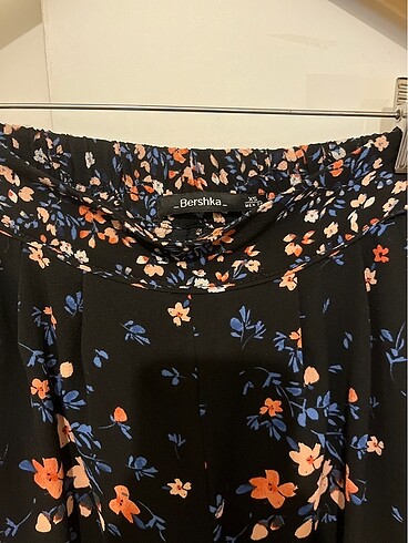 xs Beden Çiçekli Pantalon