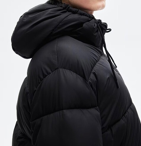 s Beden siyah Renk H&M pofuduk ceket