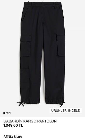 H&M kargo pantolon