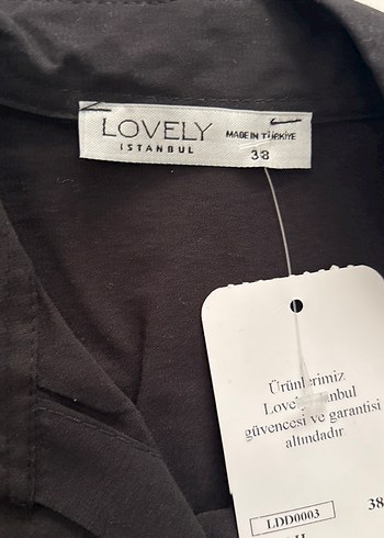 Siyah Kısa Kollu Pamuklu Gömlek - Görsel 3