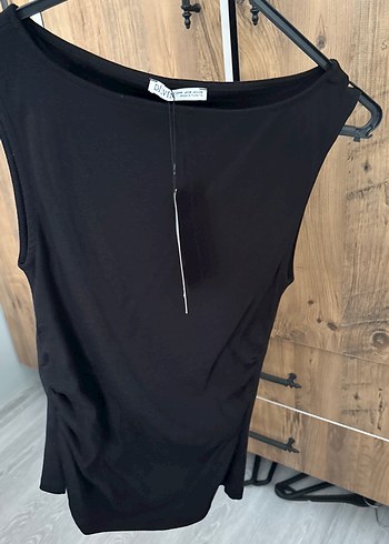 Dilvin Siyah Kolsuz Mini Keten Atlet - Görsel 8